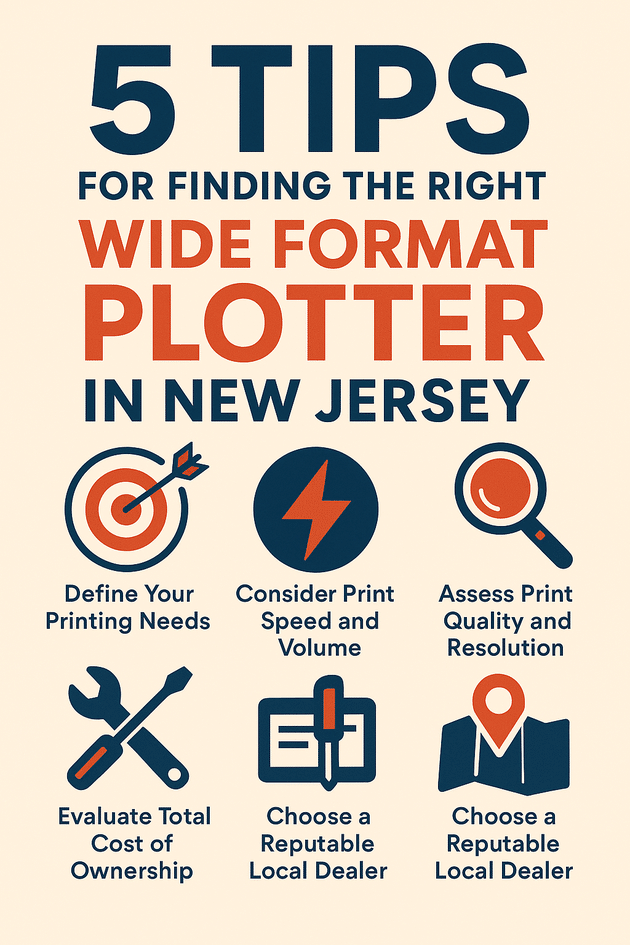 5 Tips for Finding the Right Wide Format Plotter in New Jersey