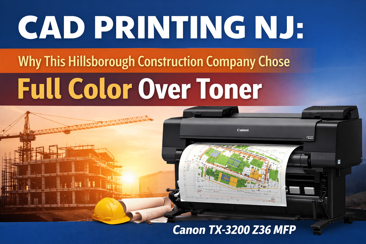 CAD Printing NJ: How a Hillsborough Contractor Cut Costs and Gained Control